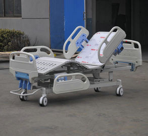 अस्पताल के गहन चिकित्सा कक्ष बिस्तर, ABS साइड रेल के साथ मैन्युअल वार्ड बेड तह