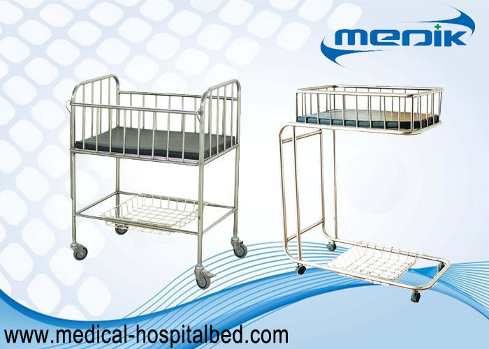 बच्चे पालने जनरल वार्ड का उपयोग स्टेनलेस स्टील चिकित्सा बाल चिकित्सा अस्पताल बेड