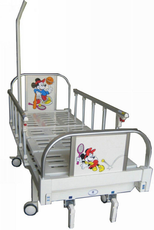 बच्चों के घर नर्सिंग के लिए मैनुअल समायोज्य बाल चिकित्सा अस्पताल बेड
