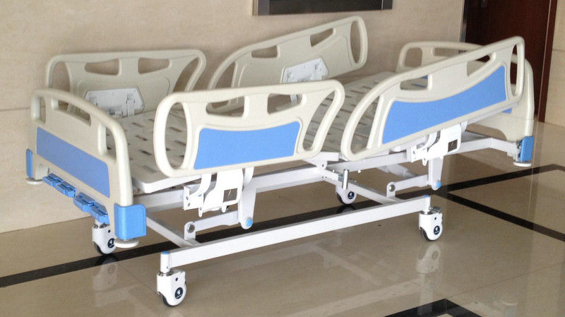 अस्पताल के गहन चिकित्सा कक्ष बिस्तर, ABS साइड रेल के साथ मैन्युअल वार्ड बेड तह
