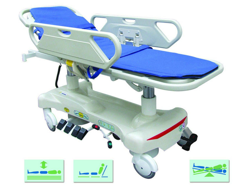 प्राथमिक उपचार के लिए डीलक्स ऑटोमेटिक इलेक्ट्रिक रोगी स्थानांतरण ट्राली