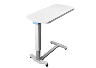 ऊंचाई Ajustable के लिए अस्पताल रोगी उपयोग के साथ चल प्लास्टिक मेडिकल overbed मेज