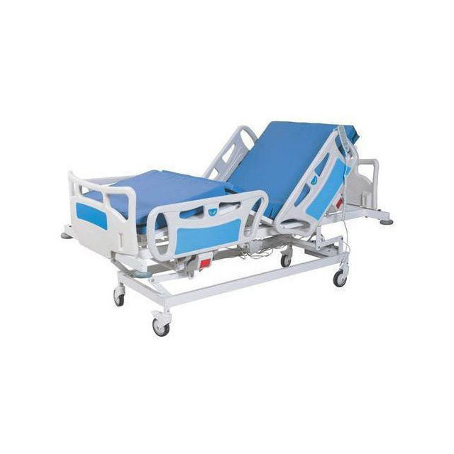एबीएस साइड रेल सस्ता मेडिकल पोर्टेबल 5 फंक्शन आईसीयू इलेक्ट्रिक हॉस्पिटल बेड