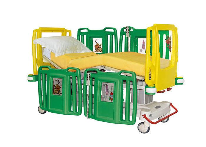 बच्चों के लिए सेफ्टी साइड रेल के साथ अस्पताल के इइलेक्ट्रिक PICU बेड